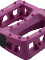 Odyssey Twisted PC Pedals - Platform, Composite/Plastic, 1/2", Purple