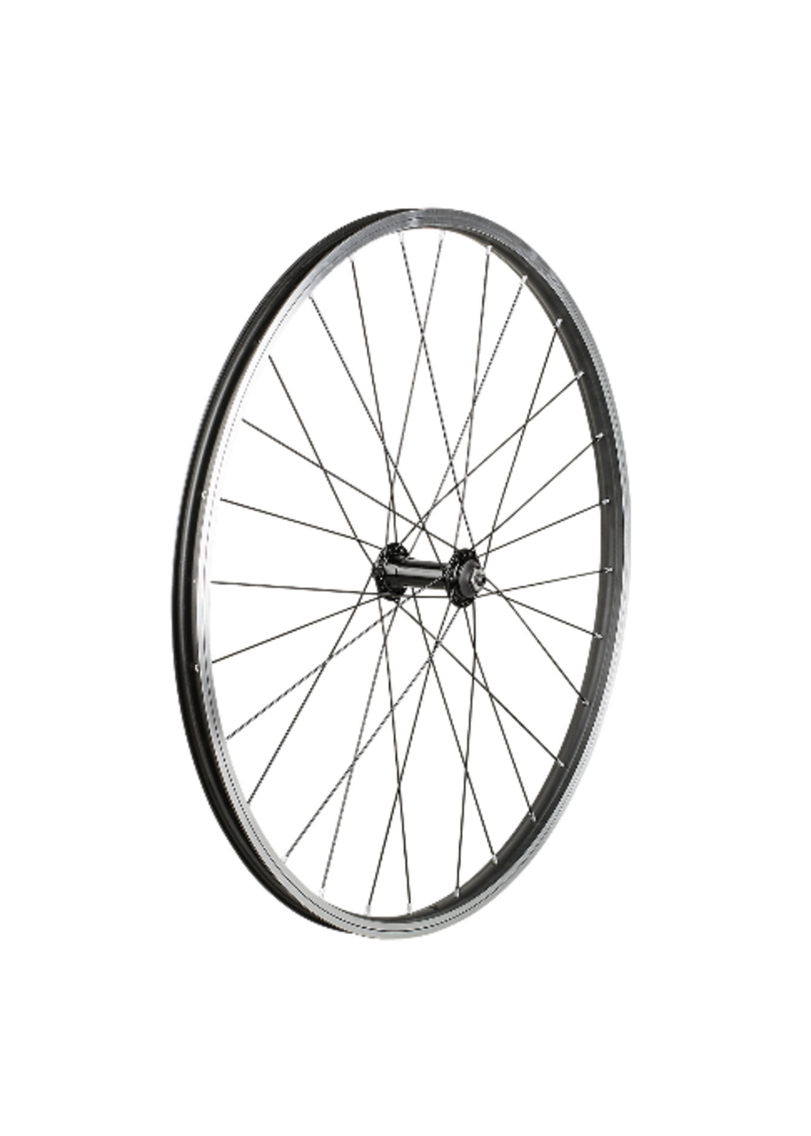 trek Trek Black Rim Brake 26 28H Single Wall QR Front Wheel