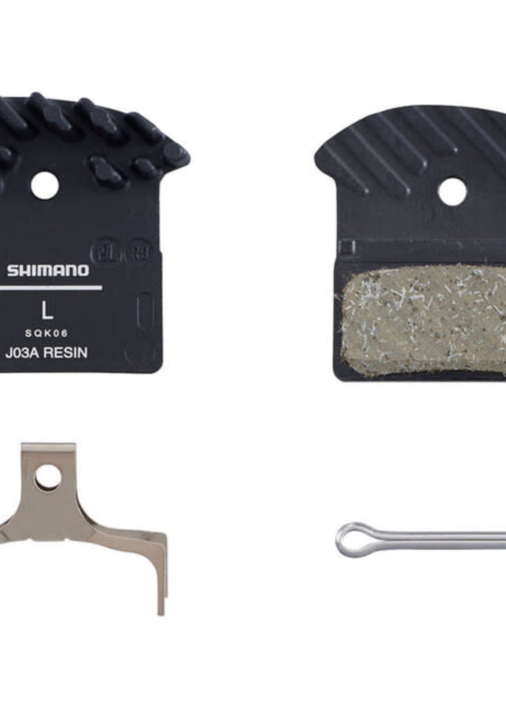 Shimano J03A RESIN PAD & SPRING WITH FIN  25 PAIRS (BULK) single