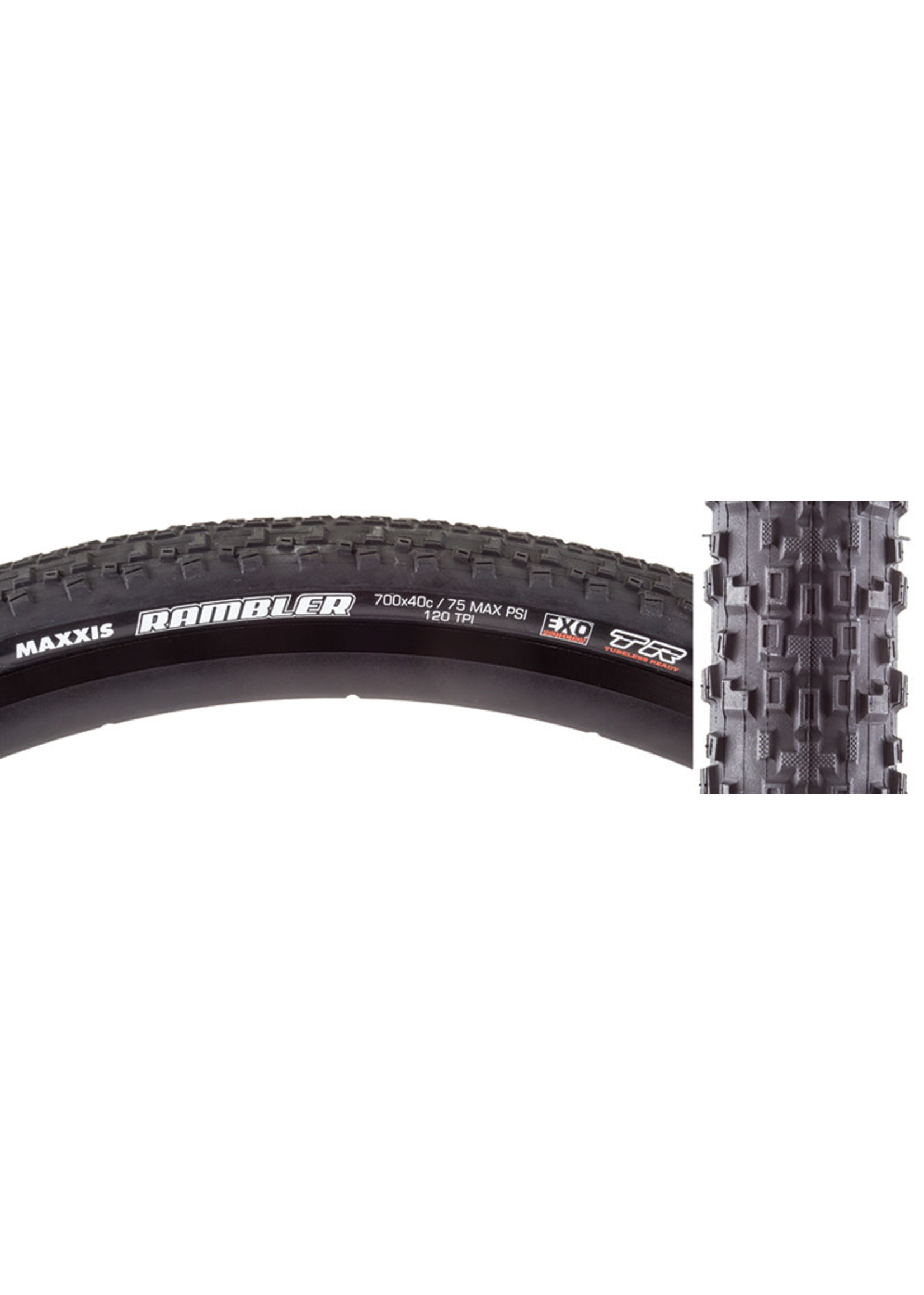 Maxxis Maxxis Rambler Tire, 700 x 40 EXO/TR - Black