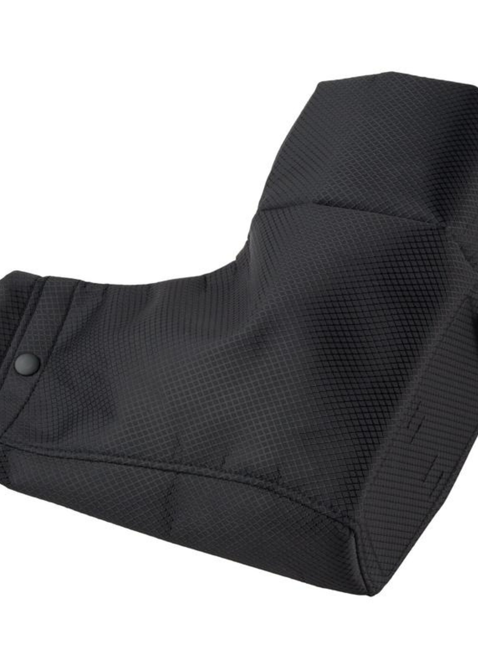 Wolf Tooth Singletrack Pogie: Black and Gray Logo, Pair