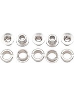 Problem Solvers Problem Solvers Chainring Bolt Set for Single Ring Silver Chromoly