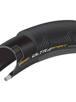Continental Continental Ultra Sport II Tire 27x1-1/8 Steel Bead Black