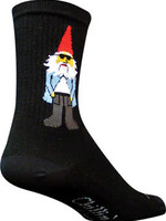 SockGuy SockGuy Crew Gnomies Socks - 6 inch Black Small/Medium