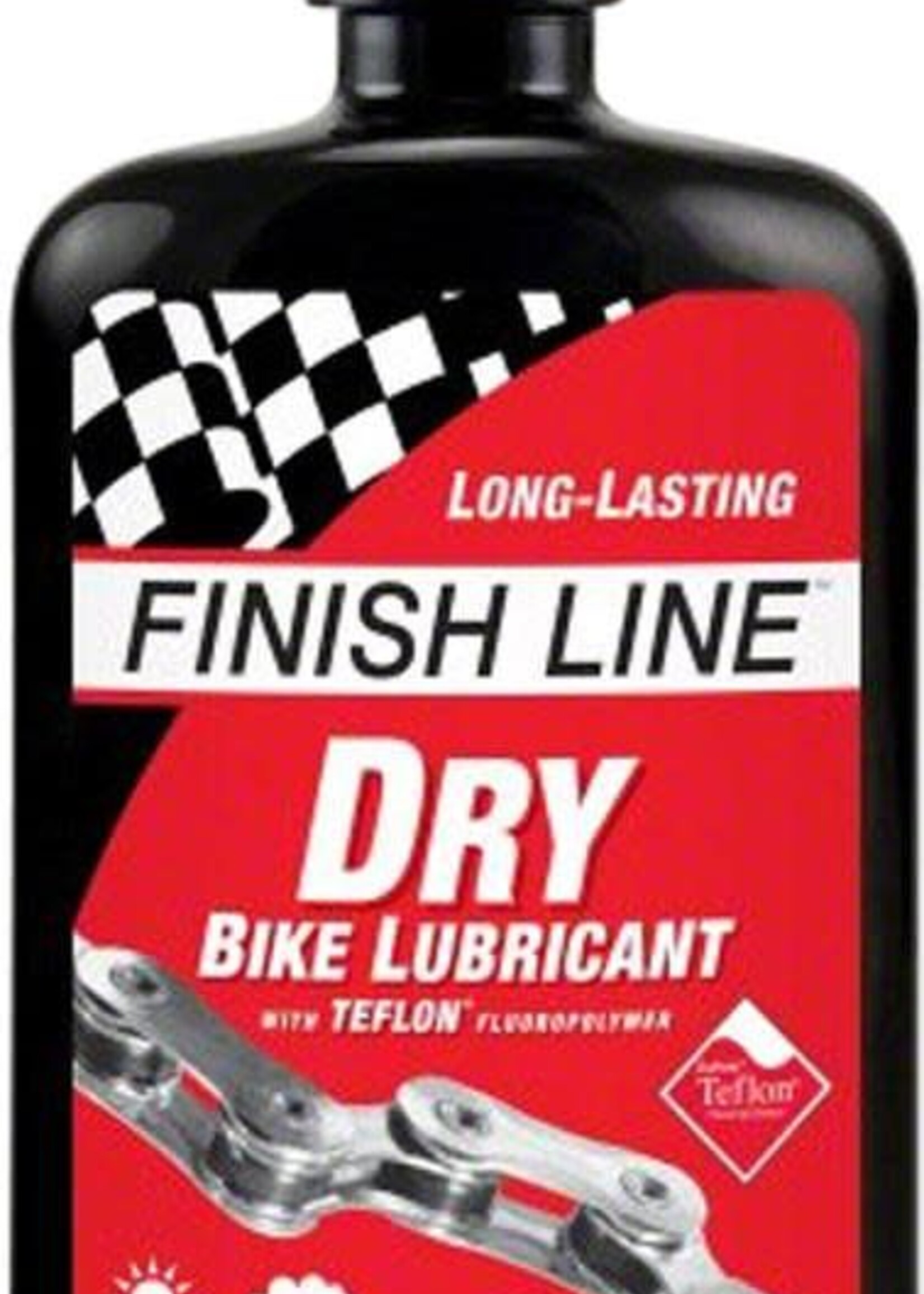 Finish Line Dry Lube with Teflon, Red/Black 118mL (4oz), Drip