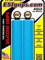 ESI ESI 34mm Extra Chunky Silicone Grips: Aqua