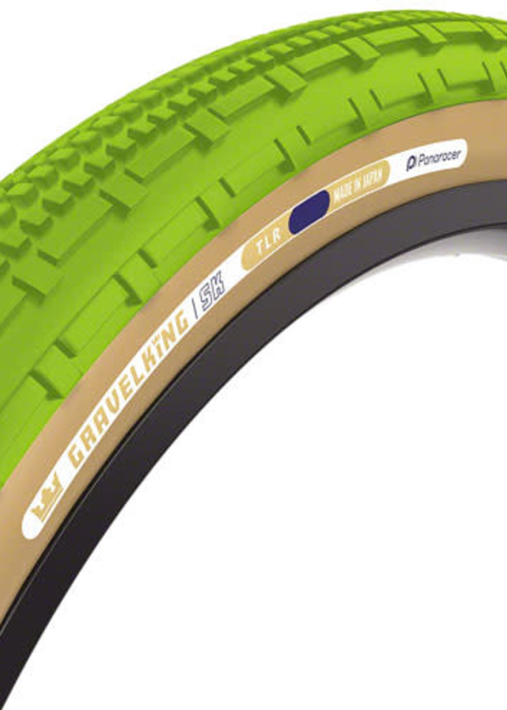 Panaracer Panaracer GravelKing SK Tire - 700 x 40, Tubeless, Folding, Matcha/Brown