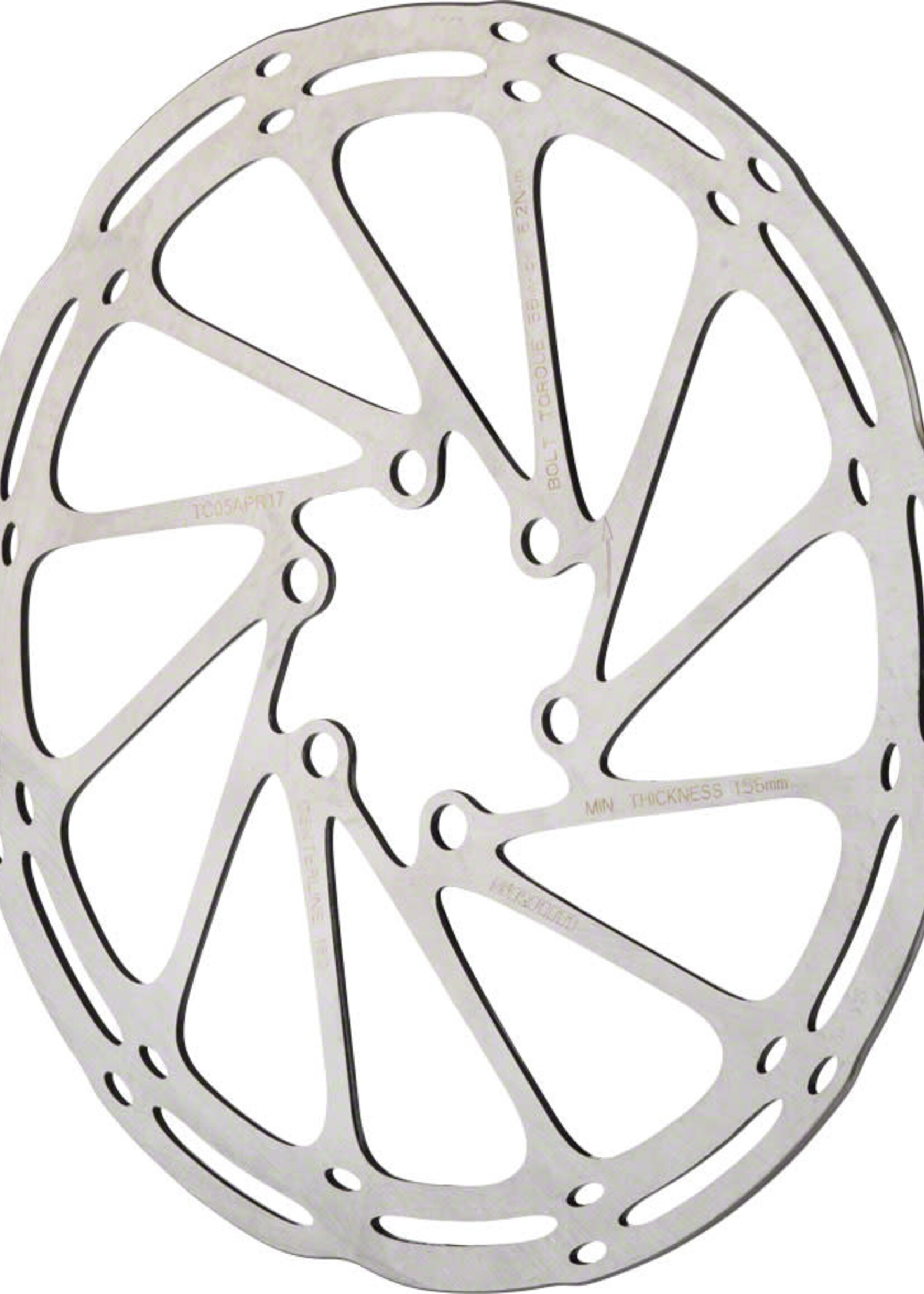 SRAM SRAM CenterLine Disc Brake Rotor - 180mm 6-Bolt Silver