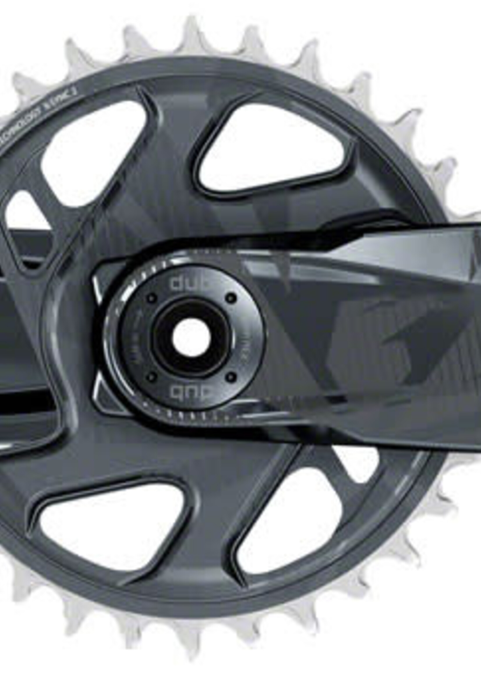 SRAM SRAM GX Eagle Fat Bike Crankset - 165mm, 12-Speed, 30t, Direct Mount, DUB Spindle Interface, For 190mm Rear Spacing, Lunar