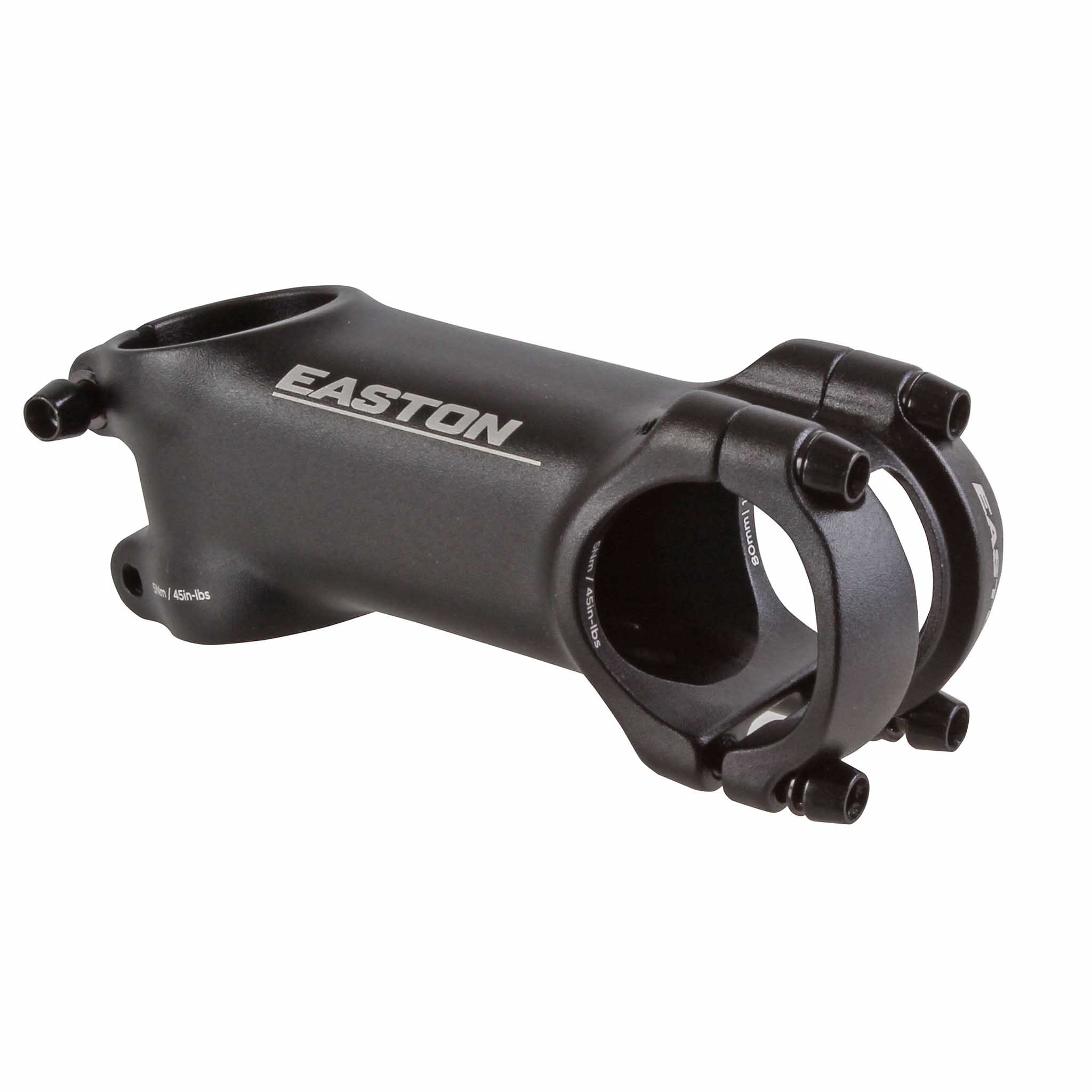 Easton EA50 Stem, (31.8) 17d x 80mm, Black - Vermont Bicycle Shop