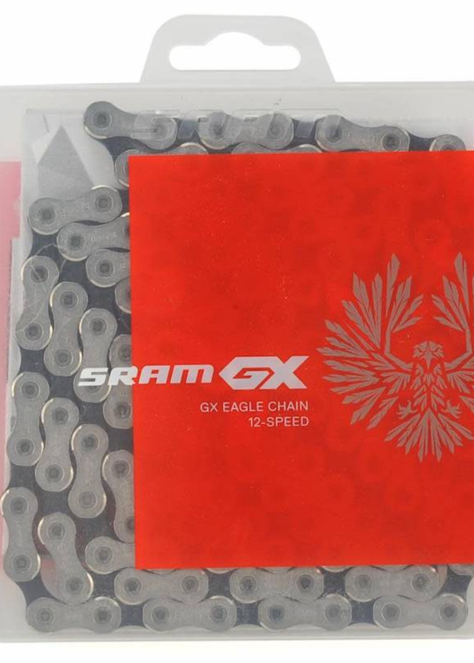 SRAM SRAM PC-GX Eagle 12-Speed Chain, Silver/Black