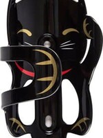 Portland Design Works Lucky Cat Water Bottle Cage: Black Cat