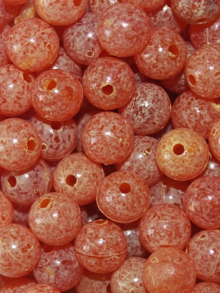 Trout Beads - Mottled Caramel - 6mm