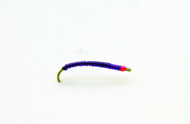 Solitude Fly Company Rock Worm Purple