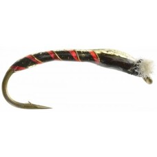 Solitude Fly Company Crystal Chronomid Red/Black