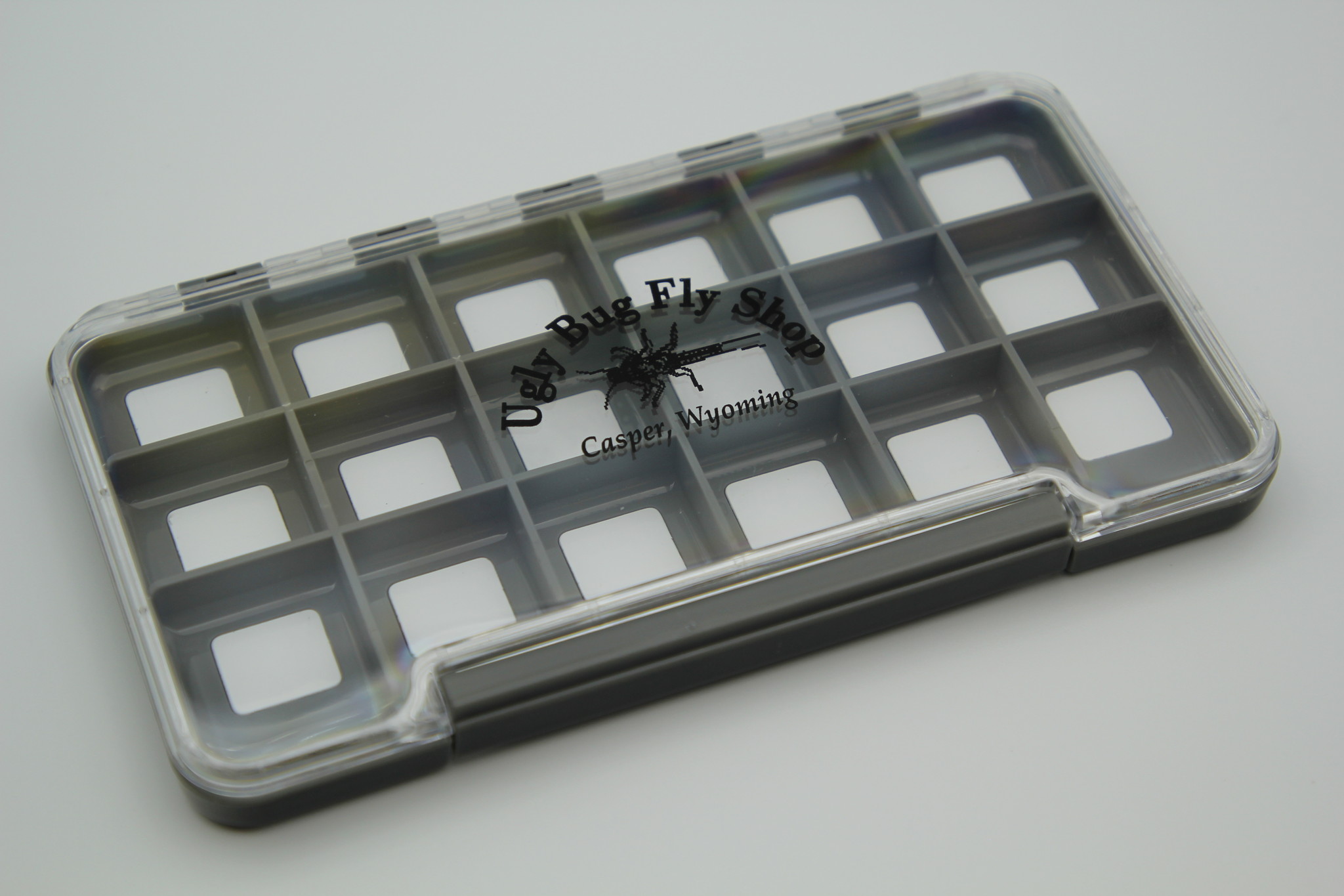 Large Clear 18 Compartment Fly Box Details about   3 Pack 