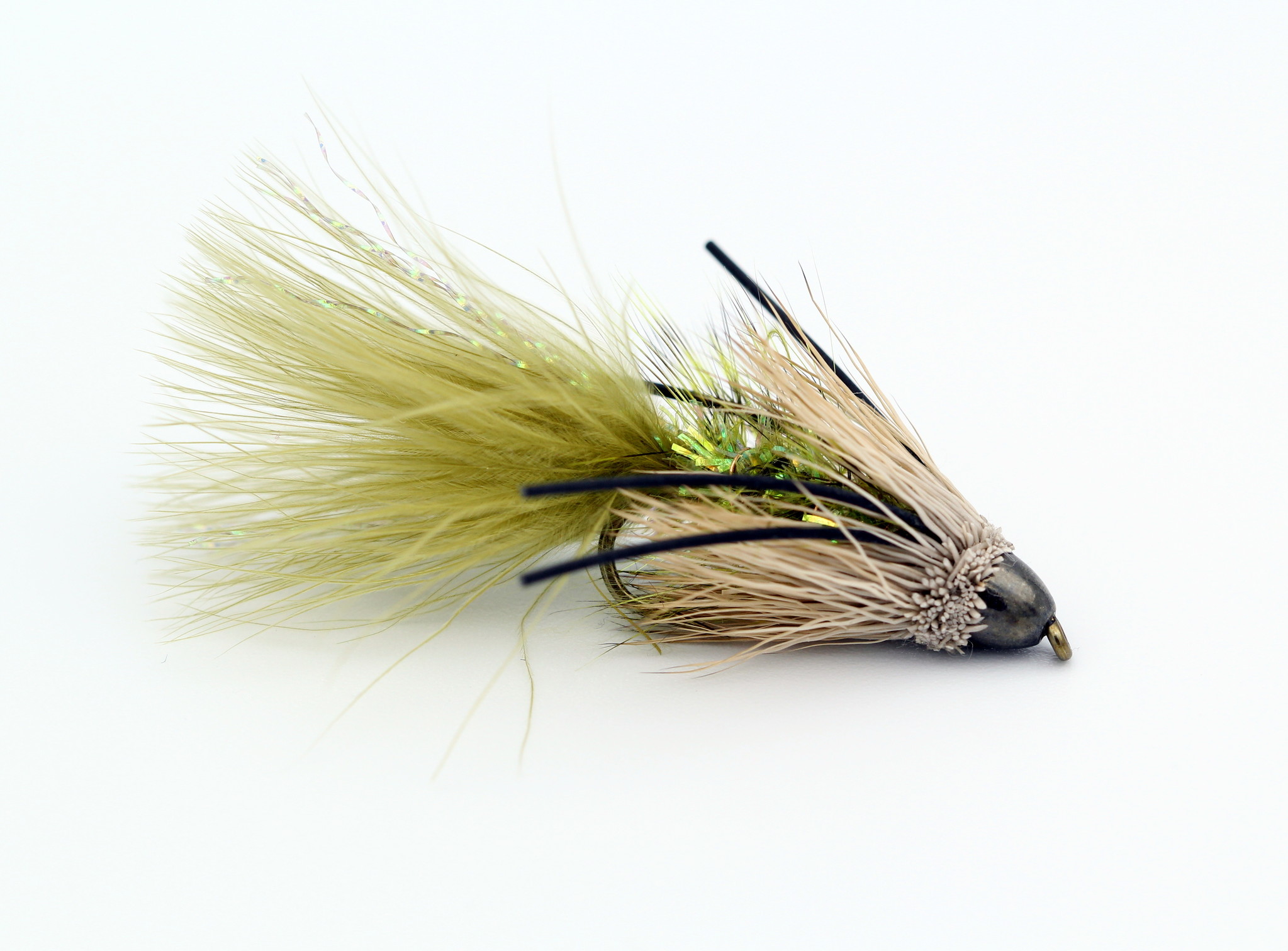 2 Flies Trinas Conehead Rubber Bugger Streamer Streamers Fly Fishing Size 6