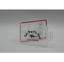 Small 6 compartment Fly Box Clear