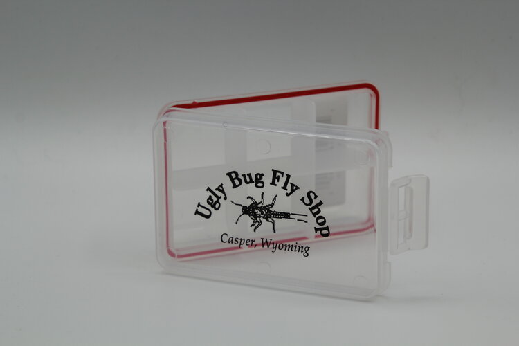 New Phase Small 6 compartment Fly Box Clear