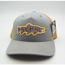 Ugly Bug Fly Shop RICHARDSON OUR RIVER TROUT PATCH HAT YELLOW LOGO