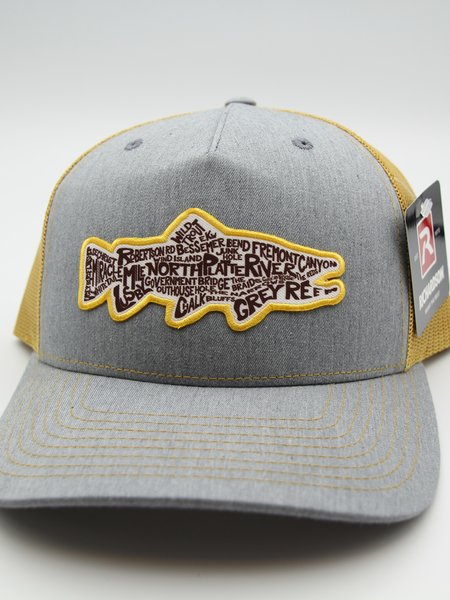 RICHARDSON OUR RIVER TROUT PATCH HAT