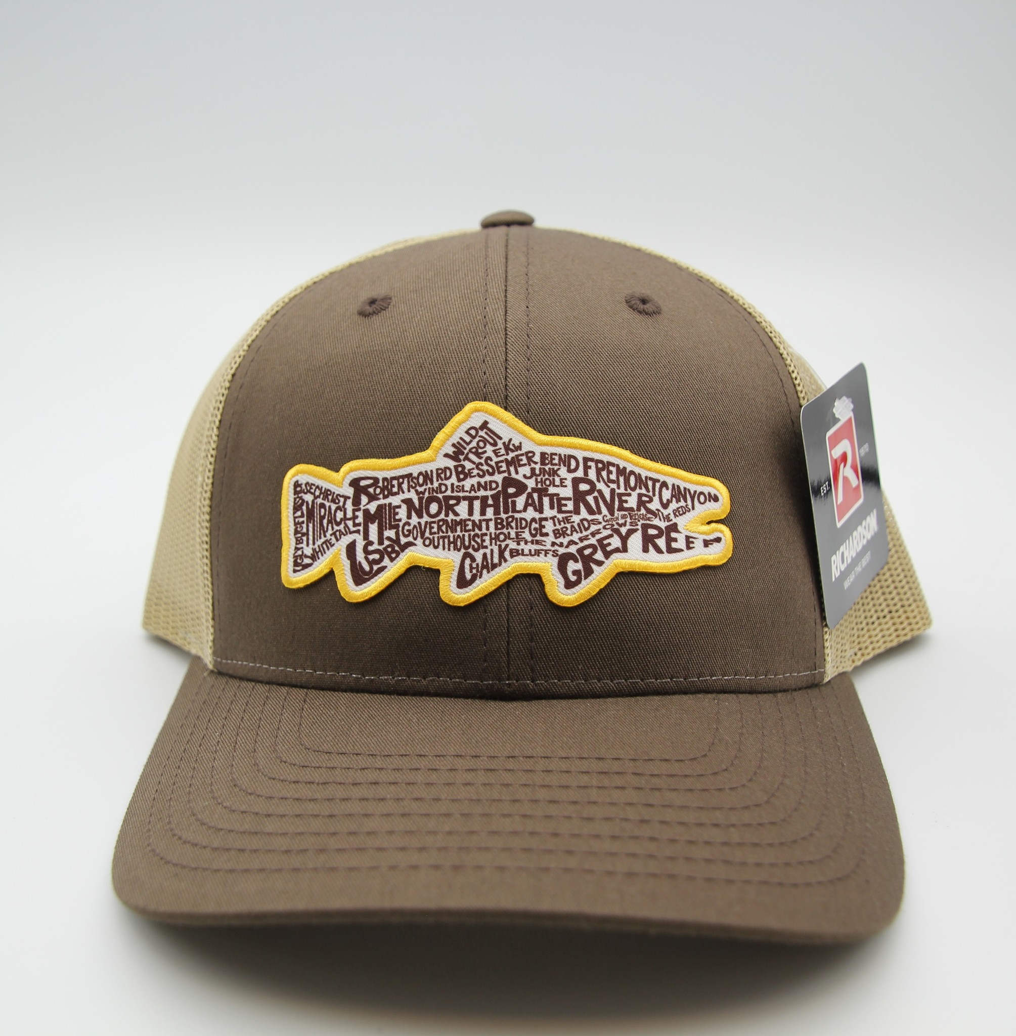 RICHARDSON OUR RIVER TROUT PATCH HAT