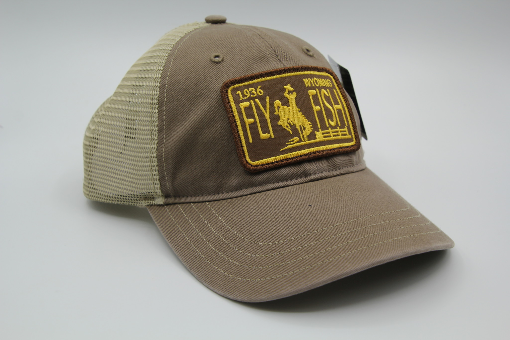 Wyo Fly Bison Leather Patch Dad Hat – Fly Fish Wyoming