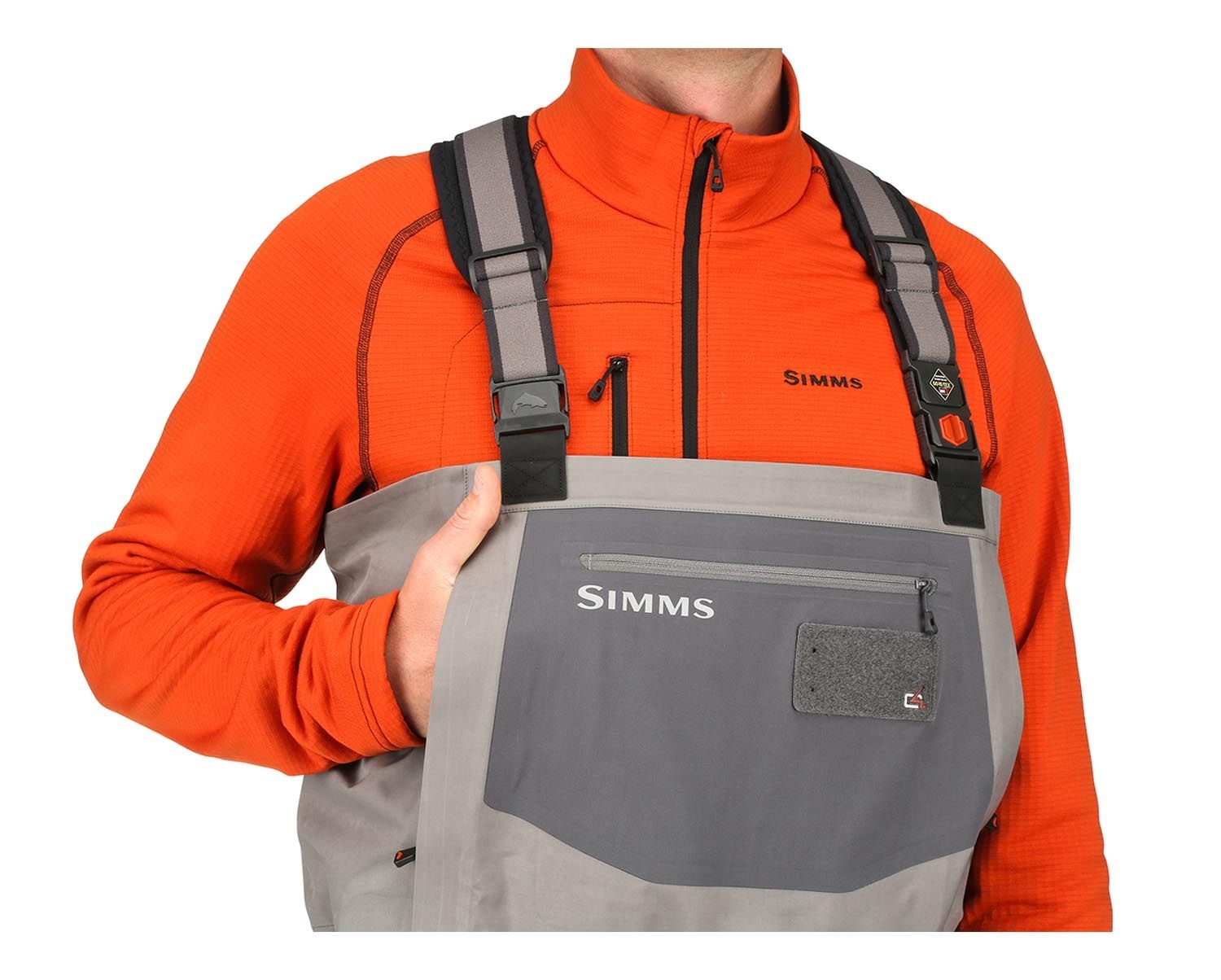 Simms Men's G4Z Waders - Stockingfoot XLS 9-11 / Slate