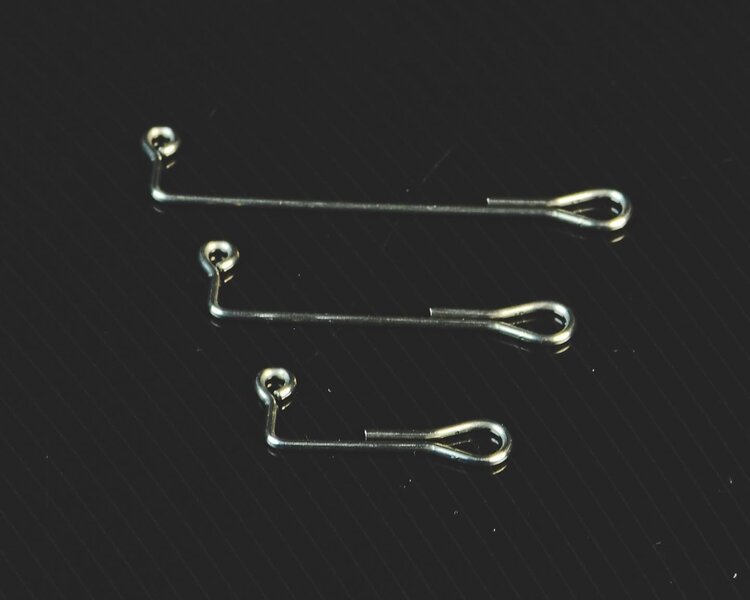 Hareline Dubbin SPAWNY FLY FISH 90* JIG SHANKS