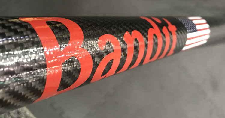 Sawyer Paddles & Oars sawyer smoker bandit carbon fiber oar w/wrap and stop 9'