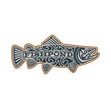 Fishpond FISHPOND MAORI TROUT STICKER - OVERCAST 7"