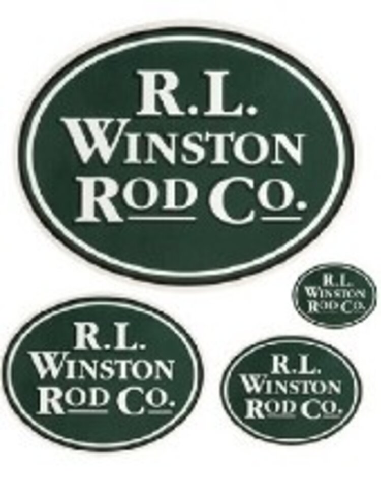 R.L. Winston Rod Co. R.L. Winston Oval Sticker