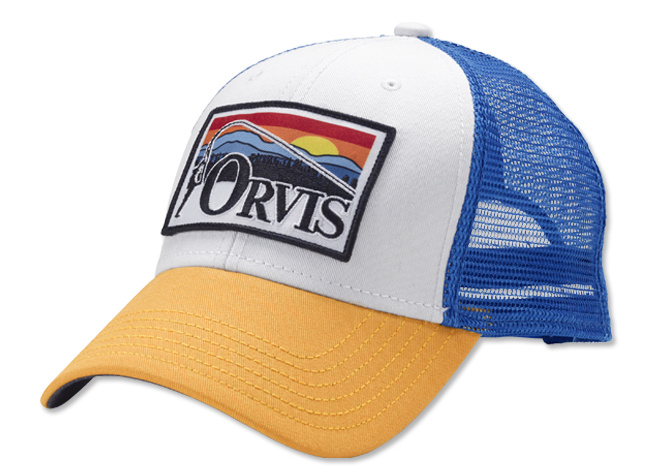 Bent Rod Badge Hat | Fishing Clothes | Orvis UK Blue