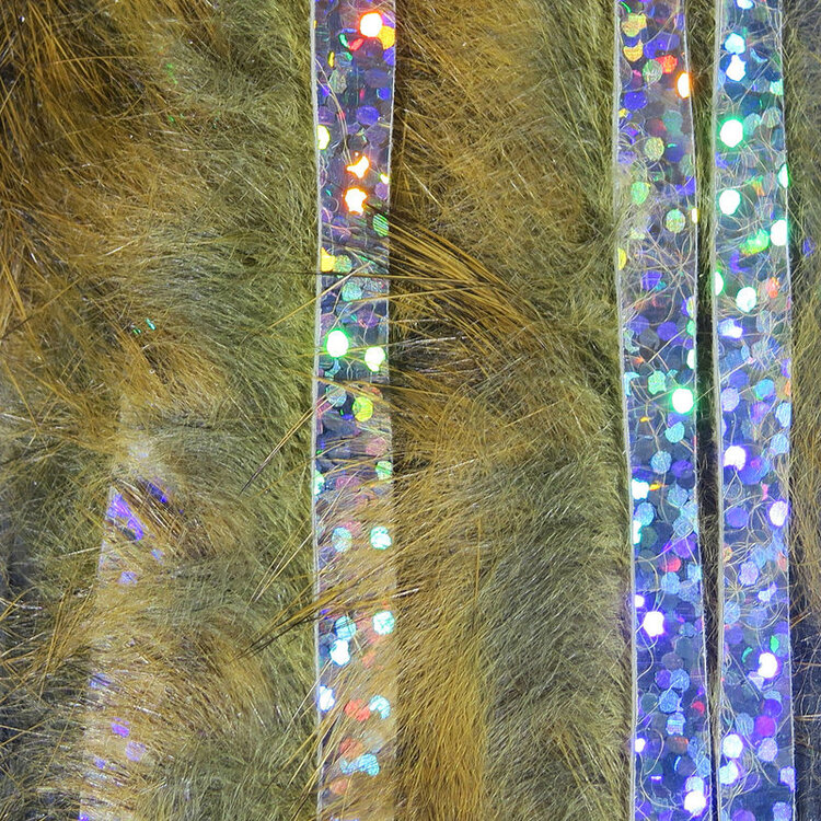 Hareline Dubbin HARELINE BLING RABBIT STRIPS