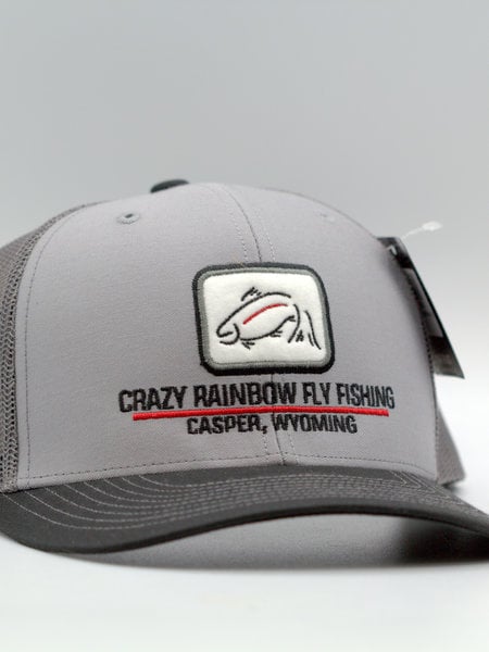 RICHARDSON CRAZY RAINBOW FLY FISHING LOGO HAT