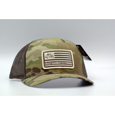 RICHARDSON RICHARDSON CRAZY RAINBOW FLY FISHING AMERICAN FLAG HAT