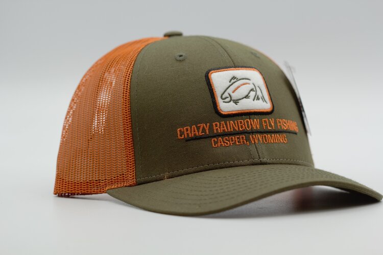 RICHARDSON RICHARDSON CRAZY RAINBOW FLY FISHING LOGO HAT