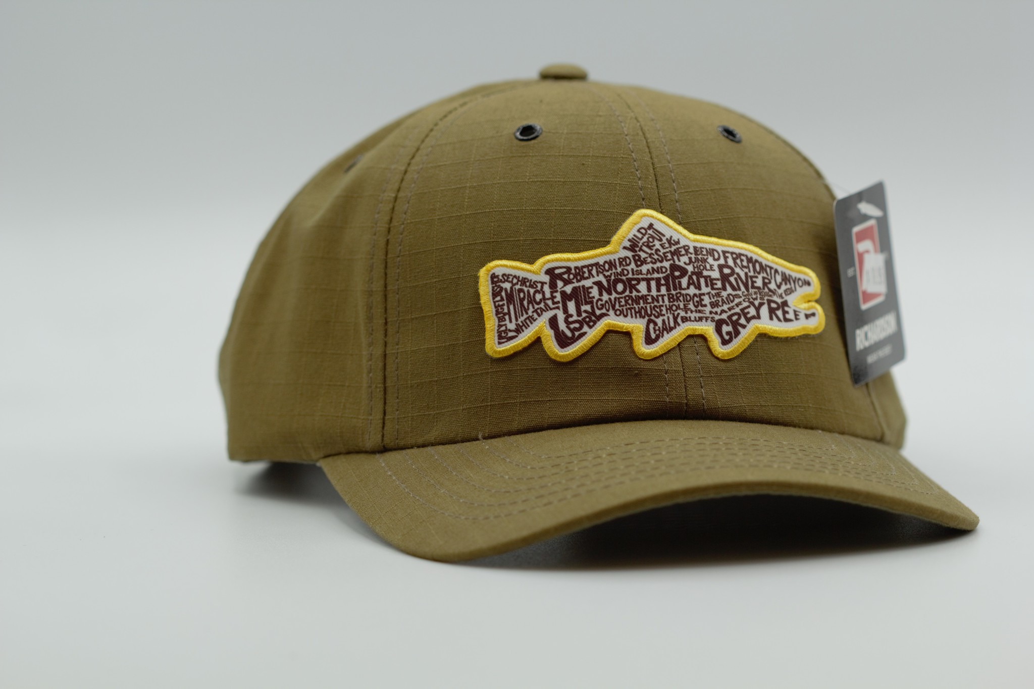 Brown Trout Patch Epic Dad Hat – Fly Fish Wyoming