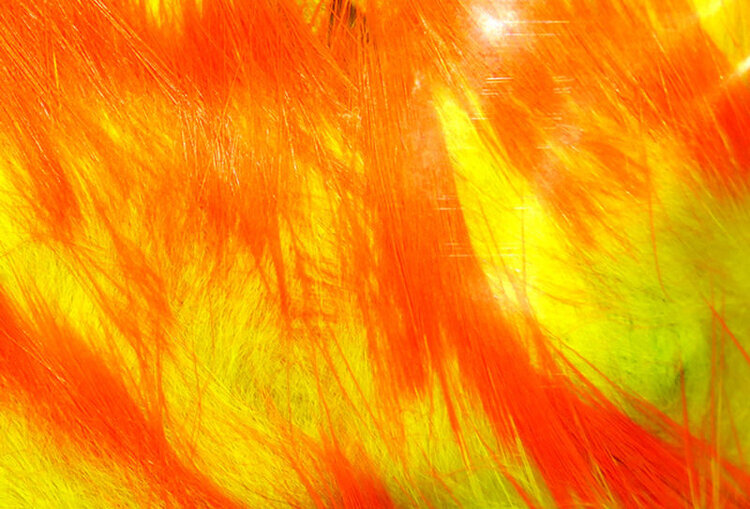 Hareline Dubbin HARELINE TWO TONED RABBIT STRIPS