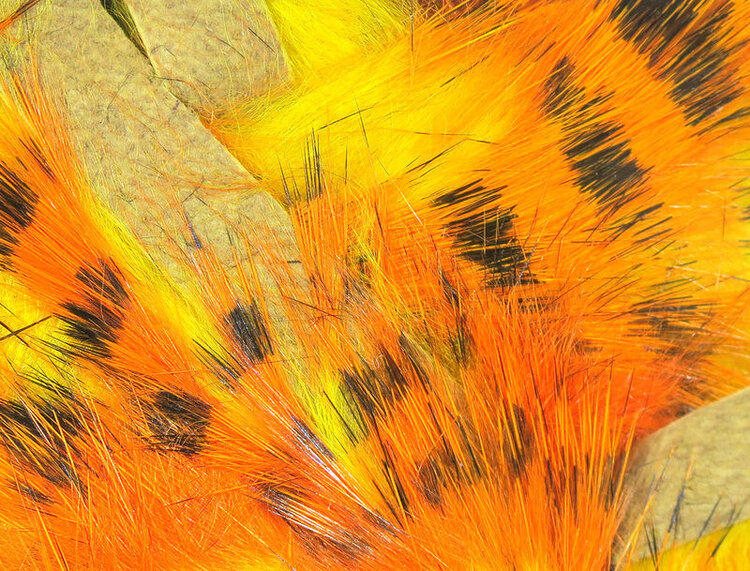 Hareline Dubbin HARELINE MAGNUM TIGER BARRED STRIPS