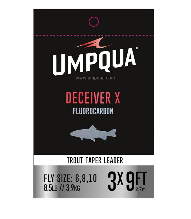 Umpqua Deceiver x Fluorocarbon 9' Leader 3X