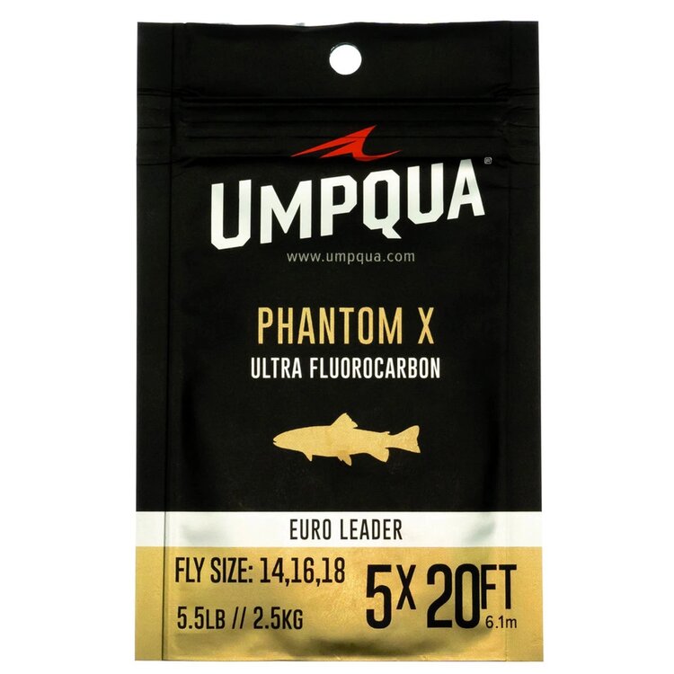 Umpqua Feather Merchants UMPQUA PHANTOM X ULTRA FLOURO EURO LEADER