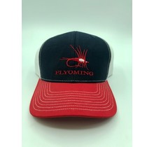 FLYOMING RED WHITE BLUE HAT