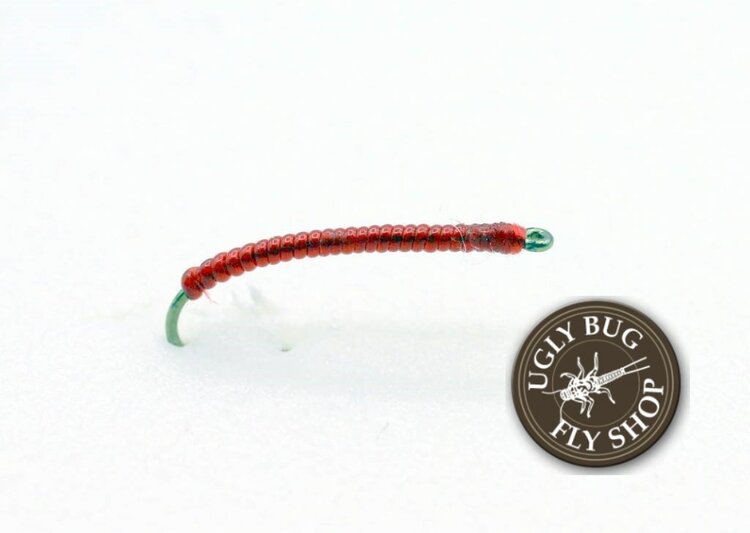 Ugly Bug Fly Shop Rock Worm Red