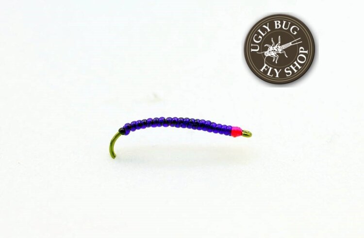 Solitude Fly Company Rock Worm Purple