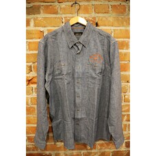 Ugly Bug Fly Shop ORVIS TECH CHAMBRAY LS WORK SHIRT UGLY BUG LOGO