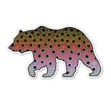 Bear Rainbow Decal by Casey Underwood