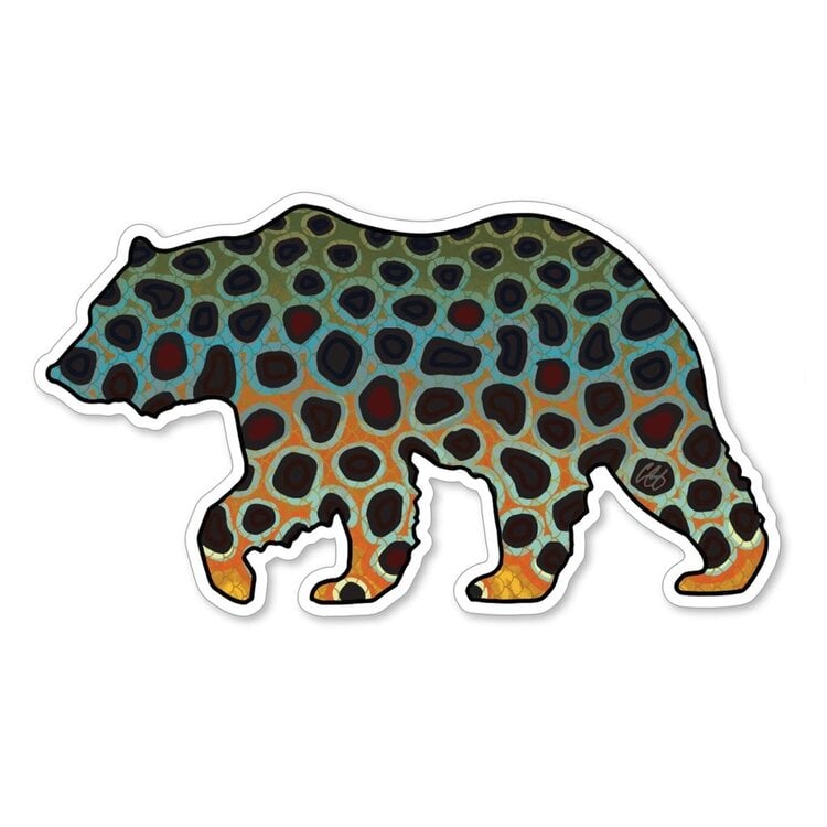 CASEY UNDERWOOD Bear Brown Decal by Casey Underwood
