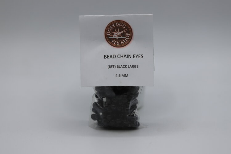 Ugly Bug Fly Shop BEAD CHAIN BLACK (6 FEET)