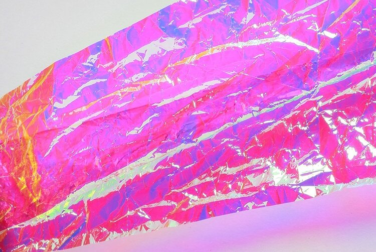 Hareline Dubbin MIRAGE SHEET KRINKLE OPAL SHEET